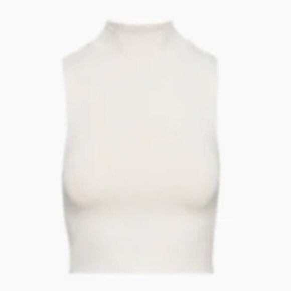 Aritzia Babaton Contour Mock Neck Cropped Tank Top | Size XS - Picture 4 of 10